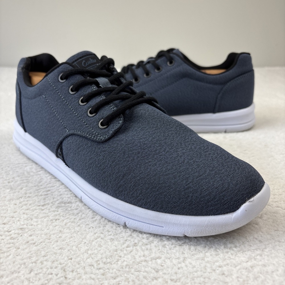 CUATER x TRAVIS MATHEW 'The Daily Woven' Mens Shoes 11.5 Blue Casual Sneakers